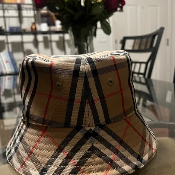 Vintage Check Technical Cotton Bucket HatColour: Archive  display picture 1